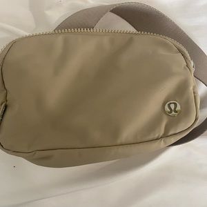 Khaki Lululemon Belt Bag